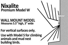 Nixalite Model W Bird Spikes